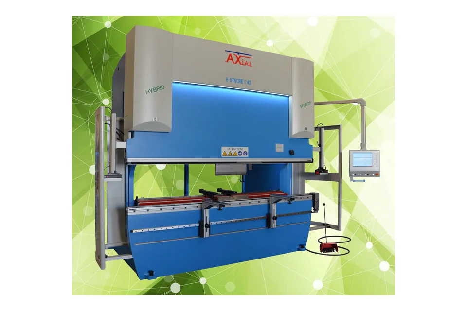 Axial HSyncro servo-hybrid press brake