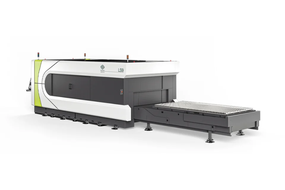 BLM GROUP LS9 fiber laser cutting machine with linear motors